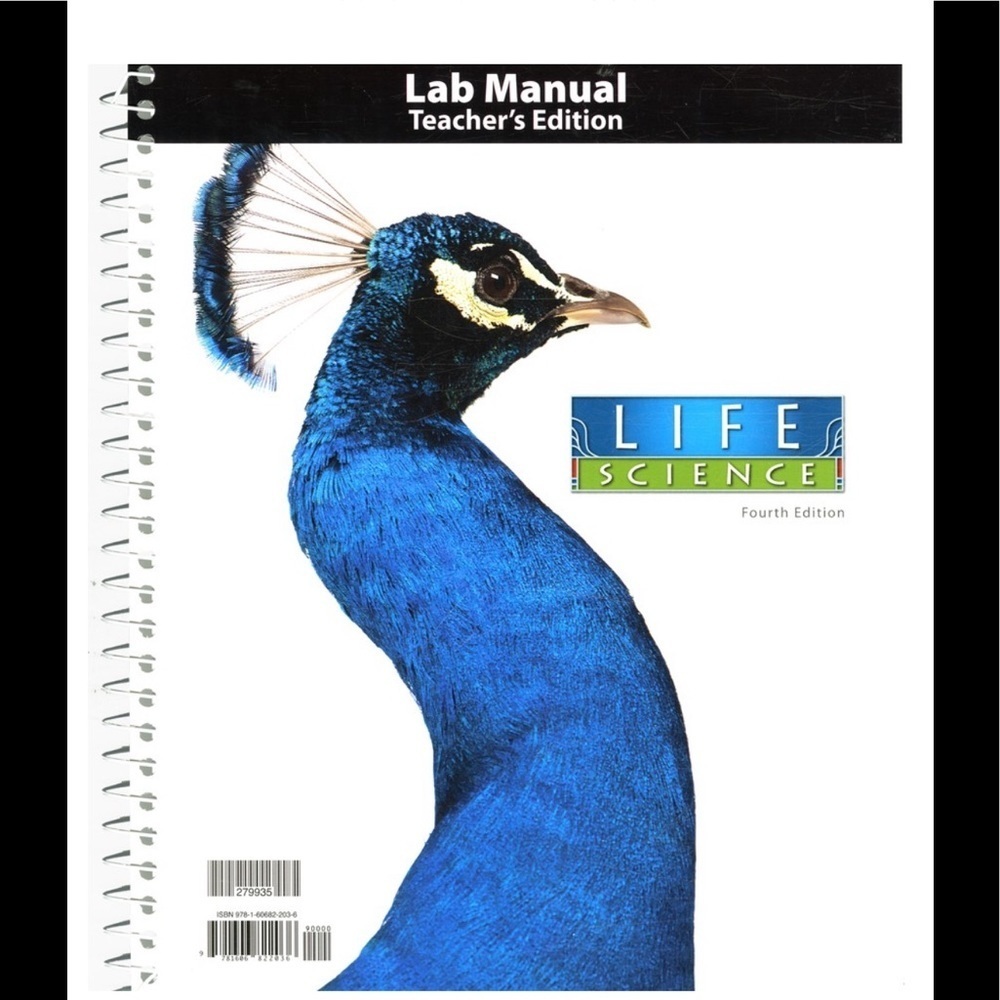 BJU Press Life Science Student
Lab Manual Teacher's Guide 4th
Edition